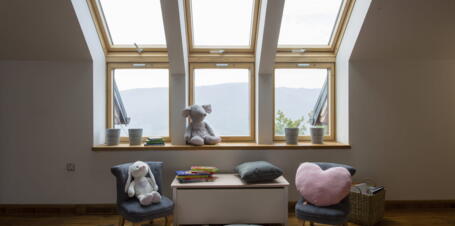 Kinderzimmer mit großer Lichtlösung | VELUX Magazin