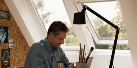 Schreibtisch unter dem Dach | VELUX Magazin