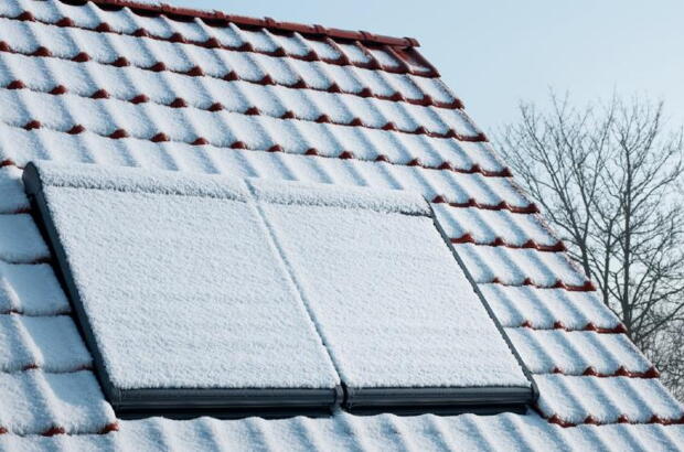 Schneebedecktes Dach mit Dachfenster | VELUX Magazin