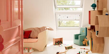 Im Spitzboden lässt sich ein schönes Kinderzimmer einrichten | VELUX Magazin